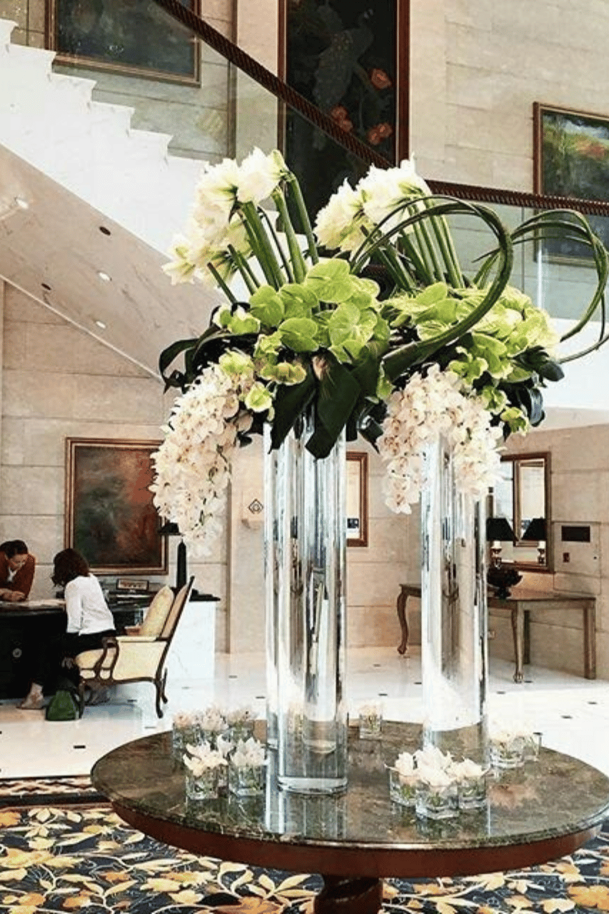 Hotel Lobby Flowers