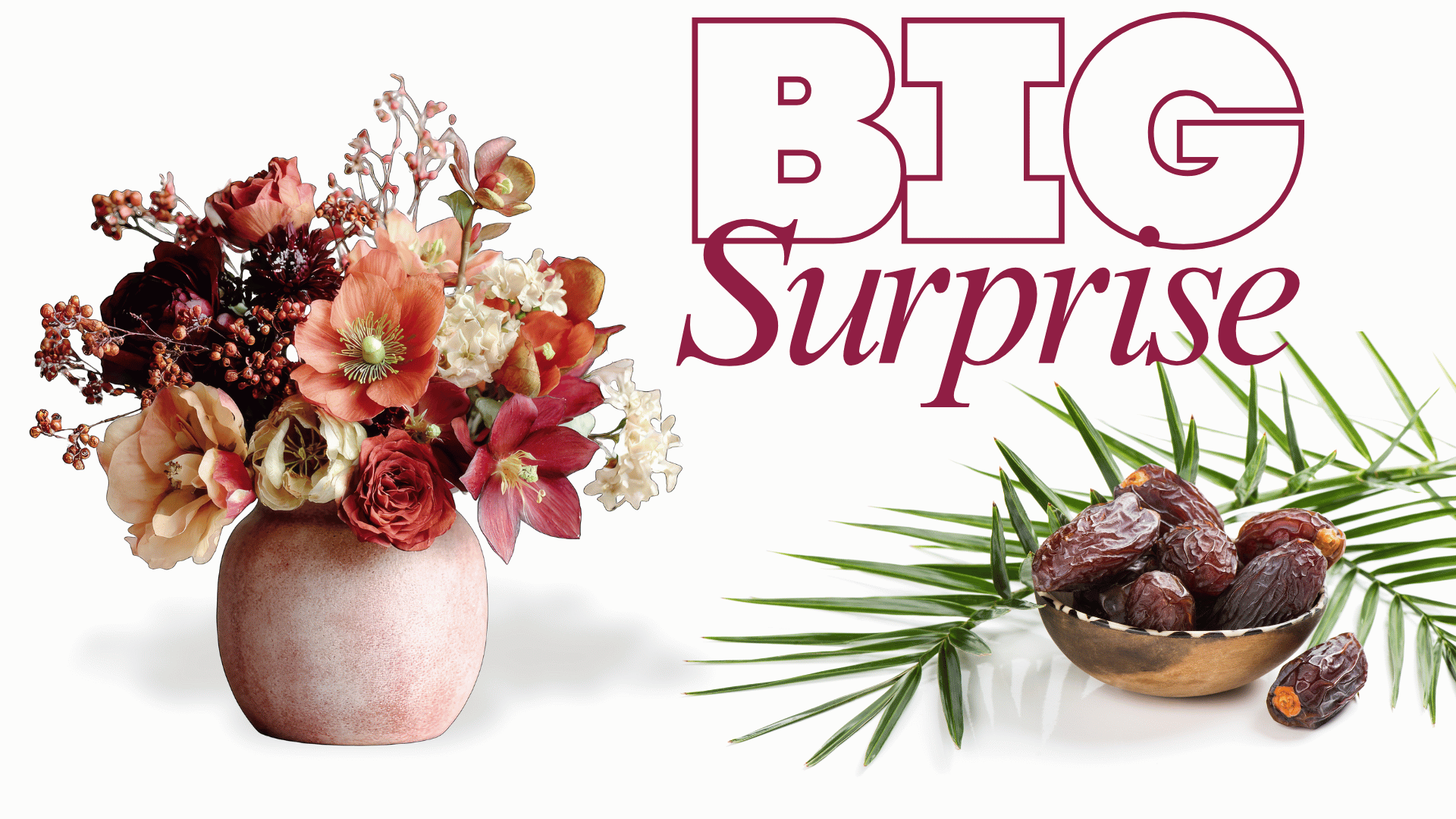 Enjoy the Dates with flowers